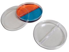 DISH PETRI 2-PARTITION 100X15MM PK/30