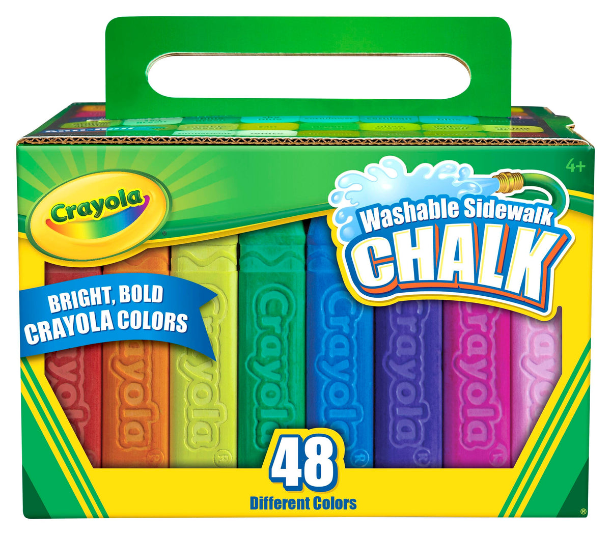 CHALK WASHABLE SIDEWALK CRAYOLA SET OF 48