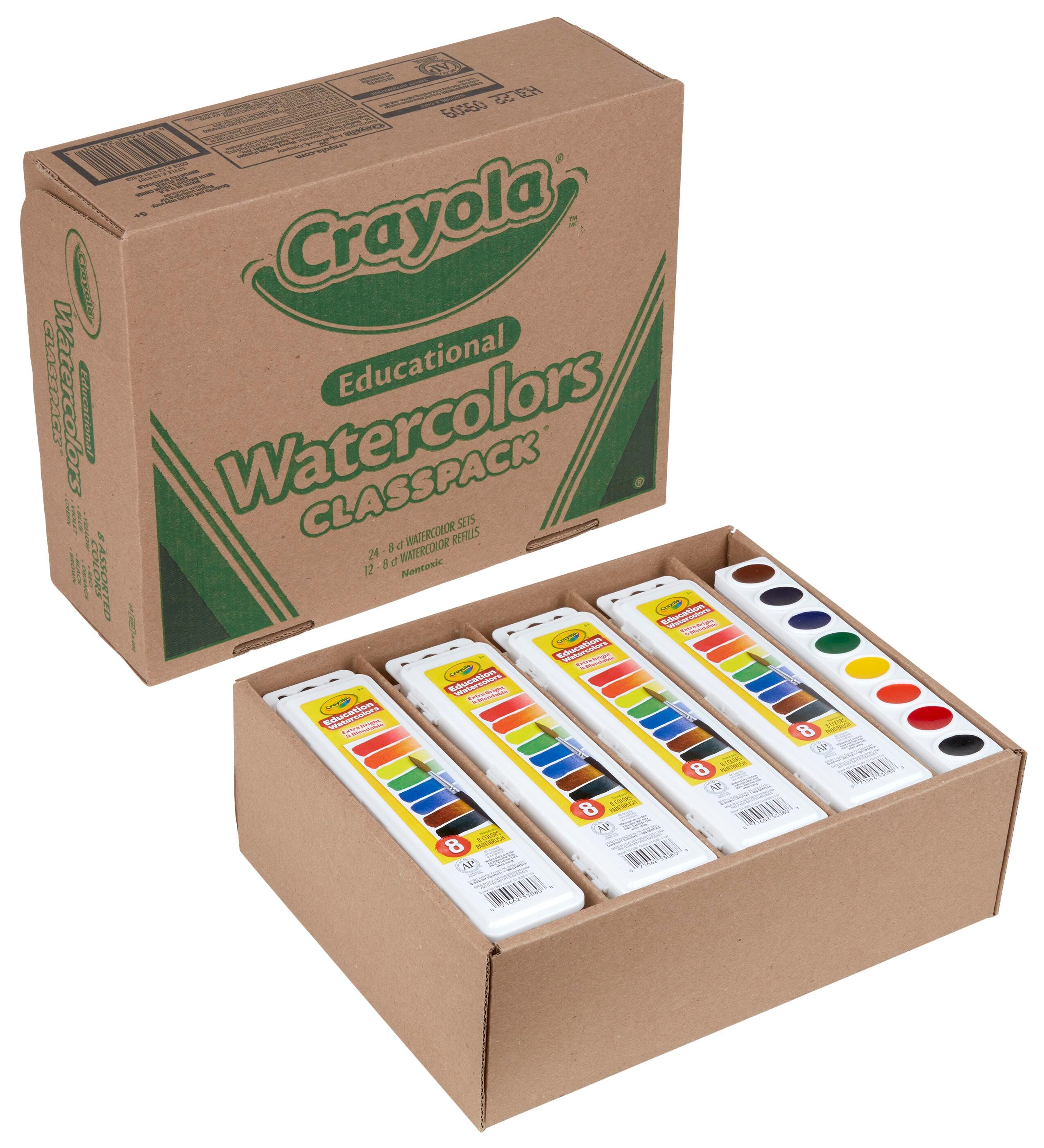 PAINT WTRCLR CRAYOLA CLASSPACK ASST COLORS SET OF 36