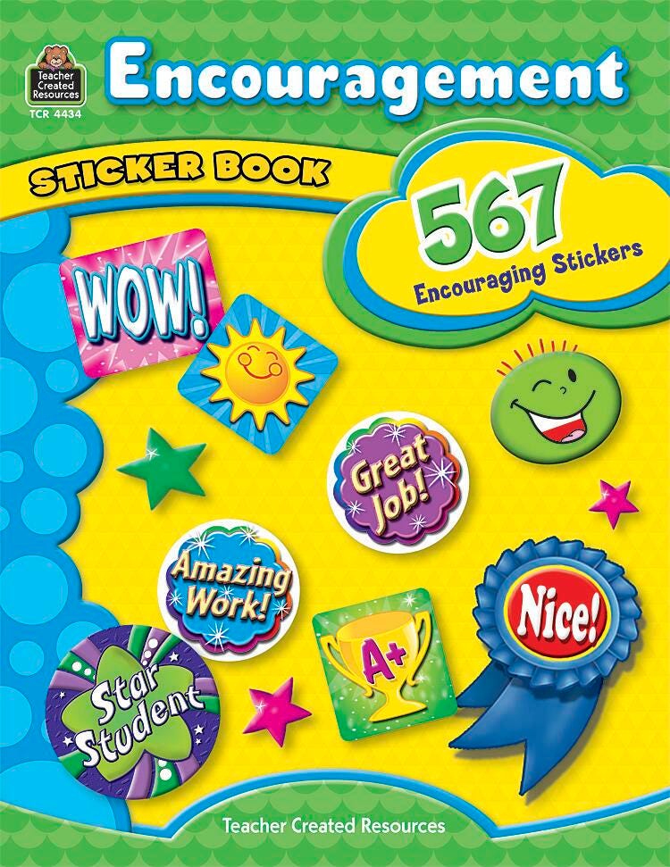 BOOK ENCOURAGEMENT STICKER BOOK SET OF 567