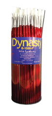 BRUSH DYNASTY B-1550 FLATS CANISTER SET OF 60