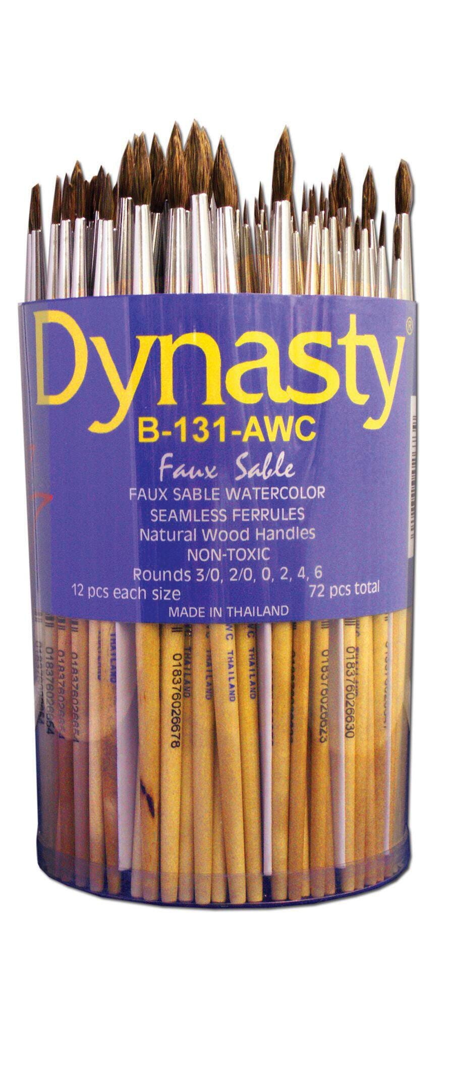BRUSH DYNASTY B-131-AWC CANISTER SET OF 72