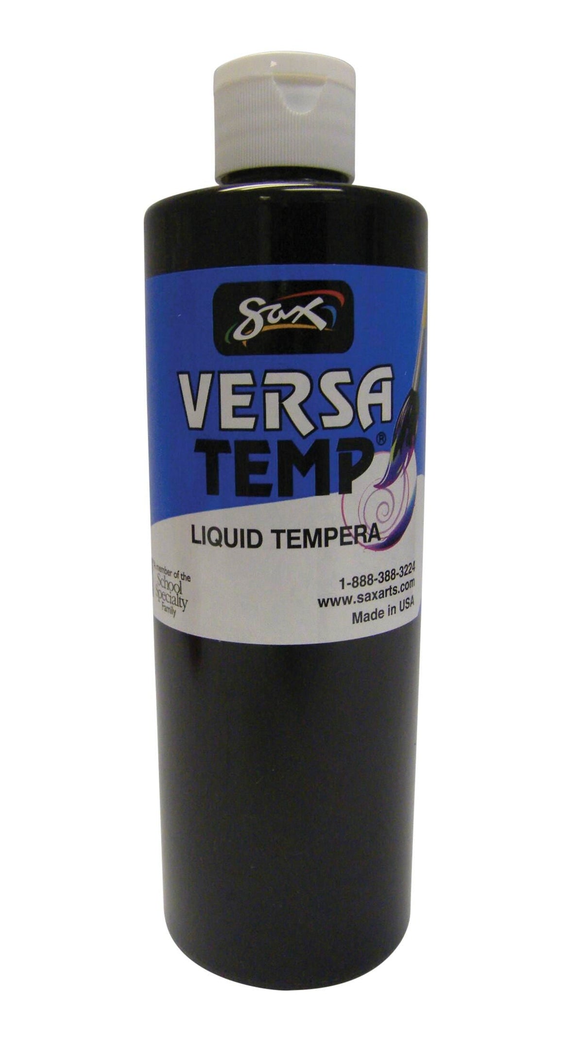 PAINT TEMPERA HB SAX VERSATEMP BLACK PINT