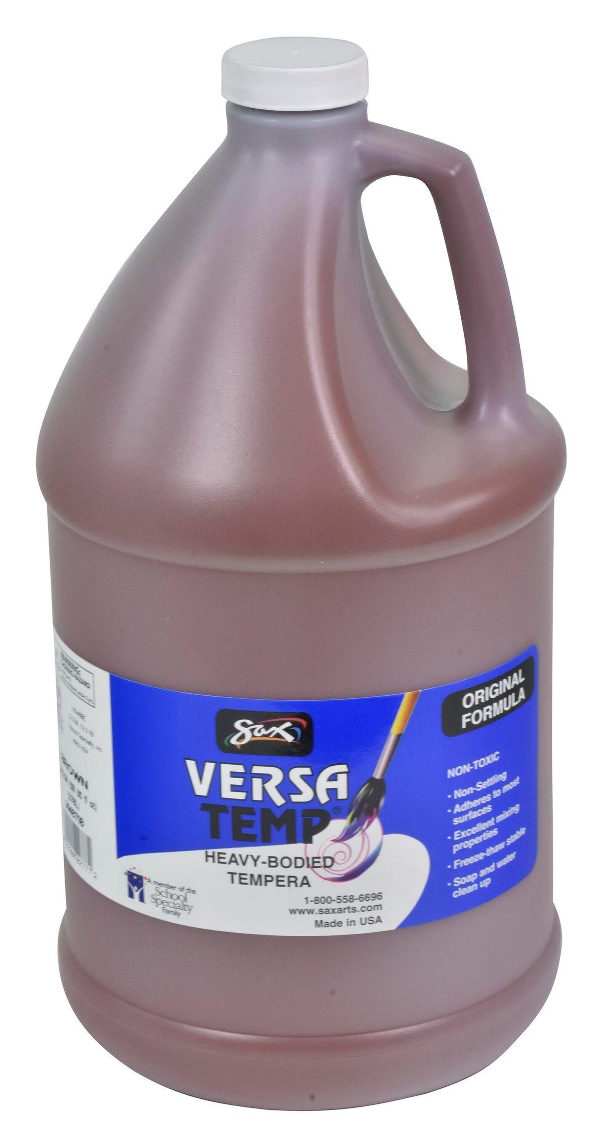 PAINT TEMPERA HB SAX VERSATEMP BROWN GALLON