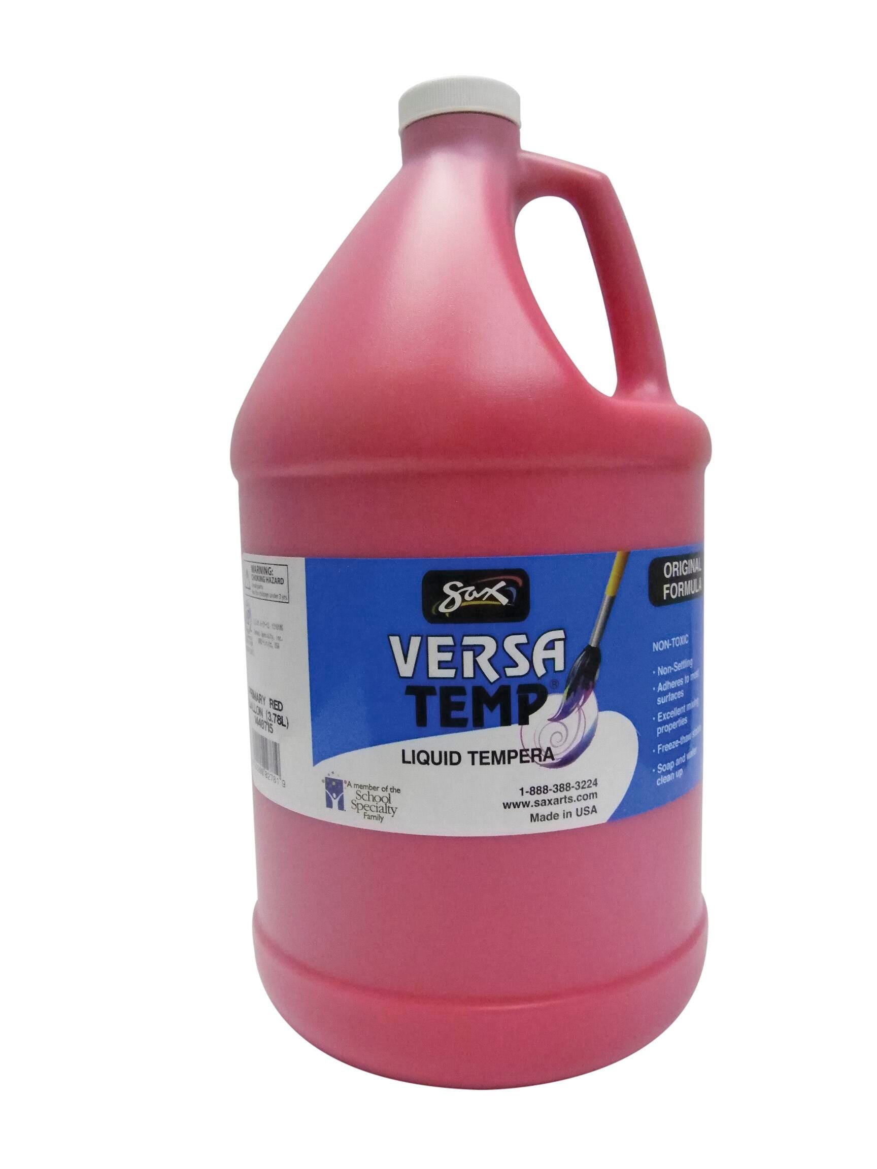 PAINT TEMPERA HB SAX VERSATEMP PRIMARY RED GALLON