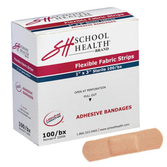 BANDAGE - ADHESIVE - 1 INCH FLEXIBLE FABRIC PACK OF 100