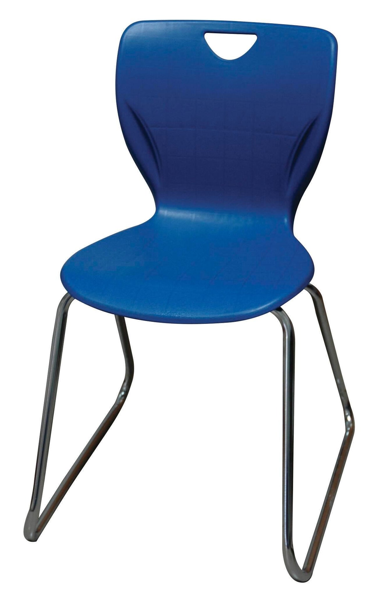 CHAIR - CLASSROOM SELECT - CONTEMPORARY SLED BASE CHAIR - 14 IN - SPECIFY SEAT AND BACK COLOR - BLACK