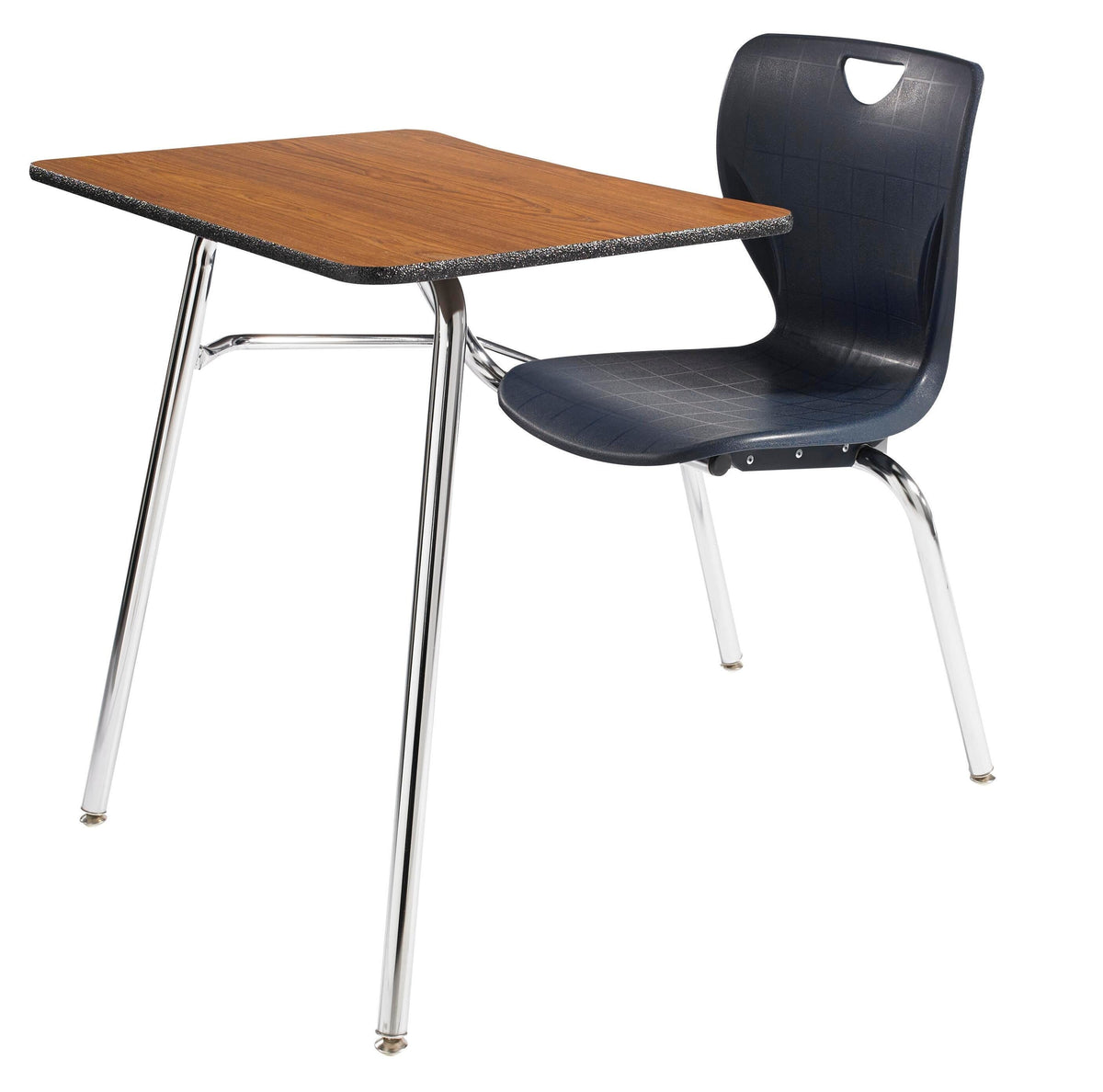 DESK - CLASSROOM SELECT - CONTEMPORARY 4-LEG COMBO - 18 IN - 18 X 24 IN - LAMINATE - LOCKEDGE - CHROME - SPECIFY SEAT AND BACK COLOR - SPECIFY TOP COLOR - SPECIFY EDGE COLOR