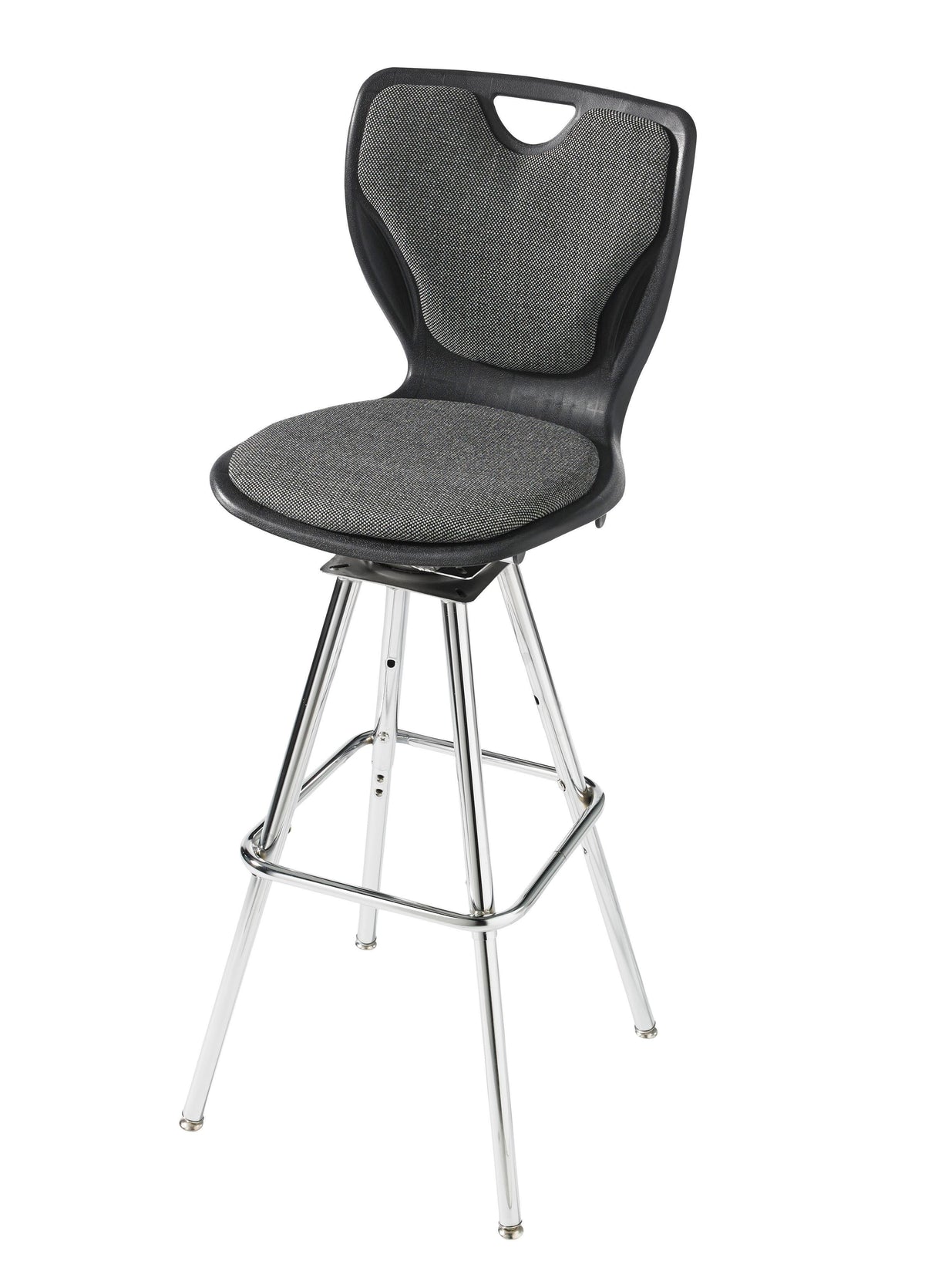 STOOL - CLASSROOM SELECT - CONTEMPORARY SWIVEL - PADDED SEAT - A+ SHELL - SPECIFY SEAT AND BACK COLOR - SPECIFY FABRIC COLOR