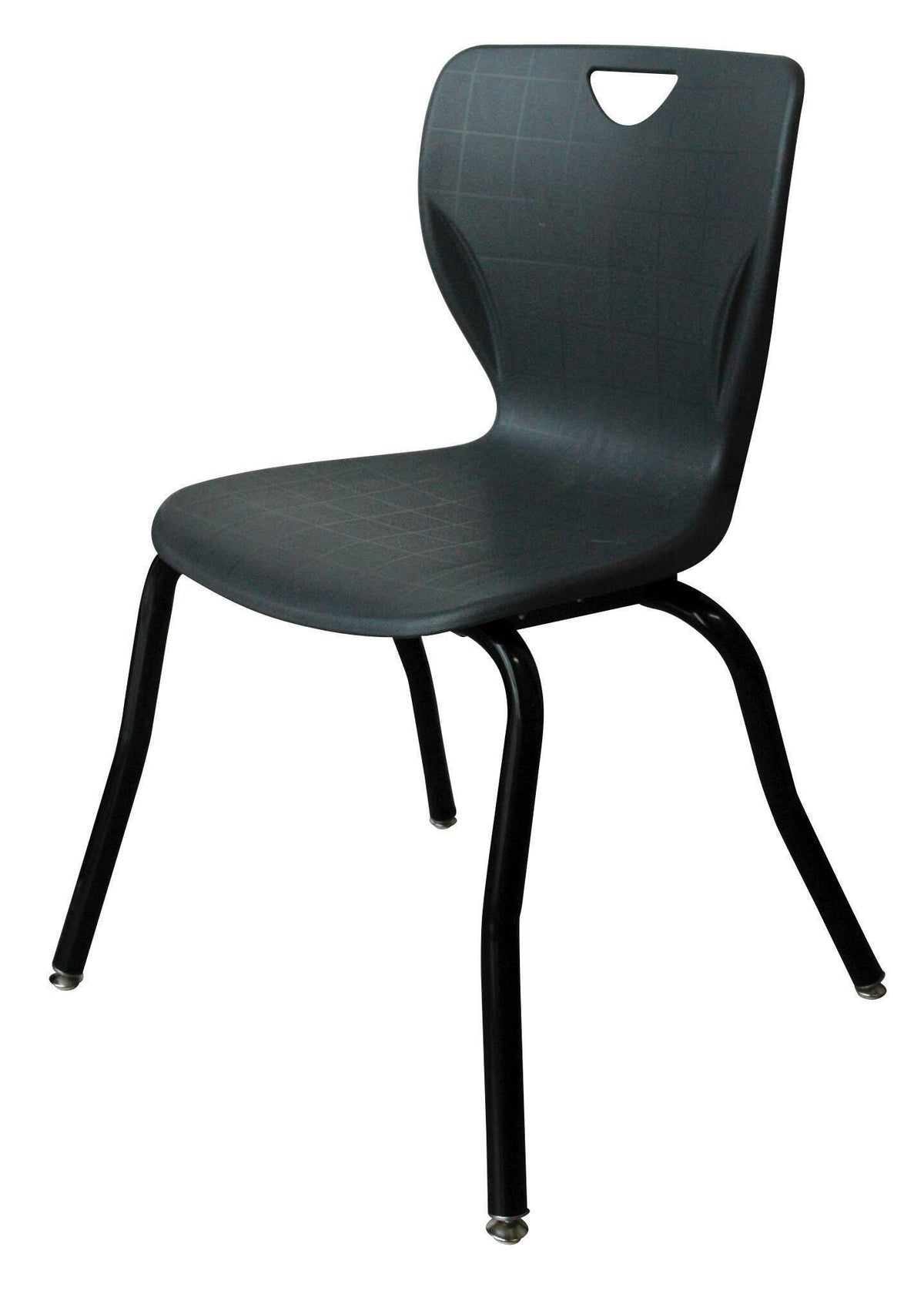 CHAIR - CLASSROOM SELECT - CONTEMPORARY MUSIC CHAIR - 18 IN A+ - SPECIFY SEAT AND BACK COLOR - BLACK - SPECIFY GLIDE TYPE