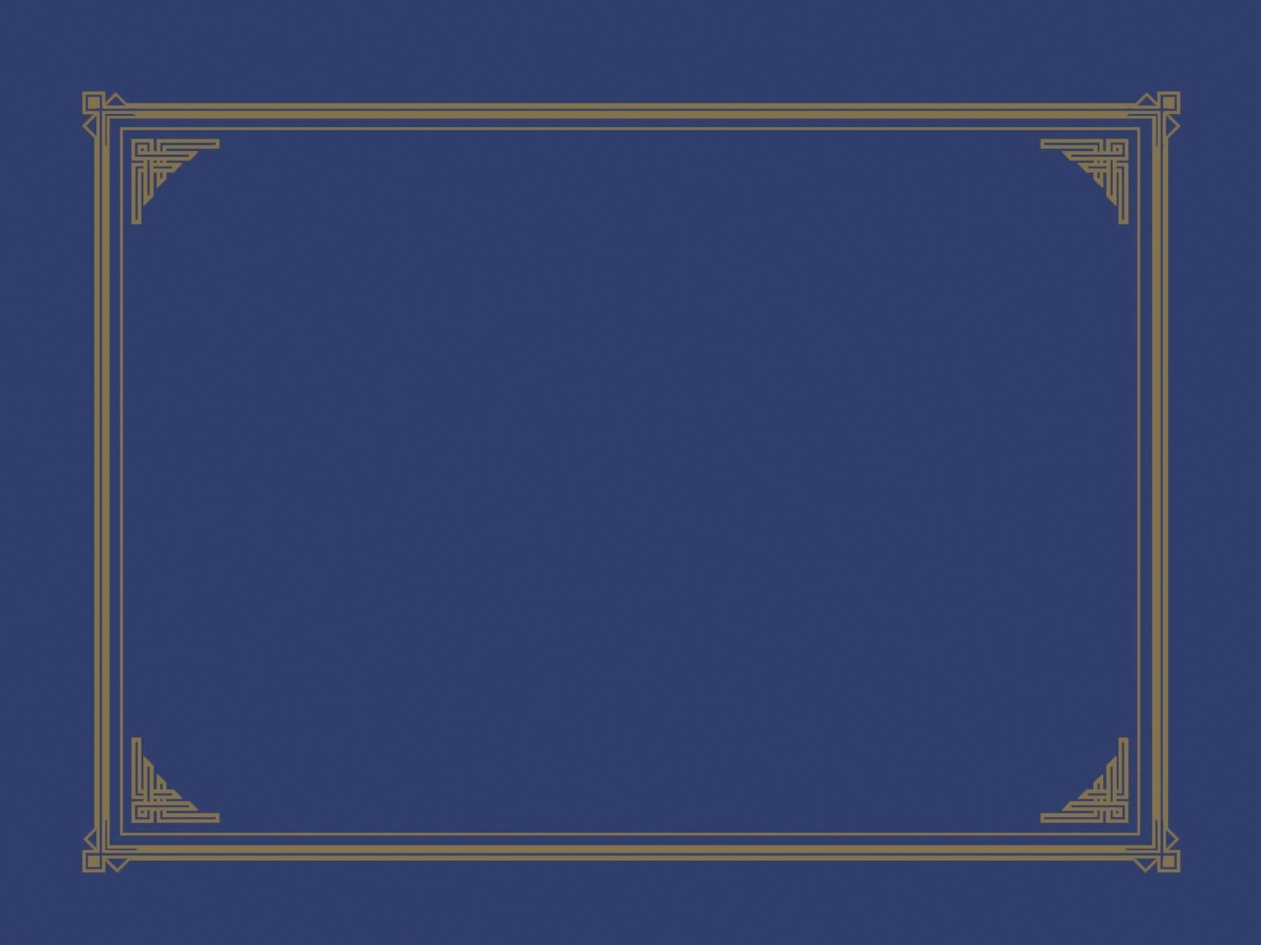 DOCUMENT COVER LINEN TEXTURE - 9-3/4 X 12-1/2 IN -NAVY - PACK OF 6