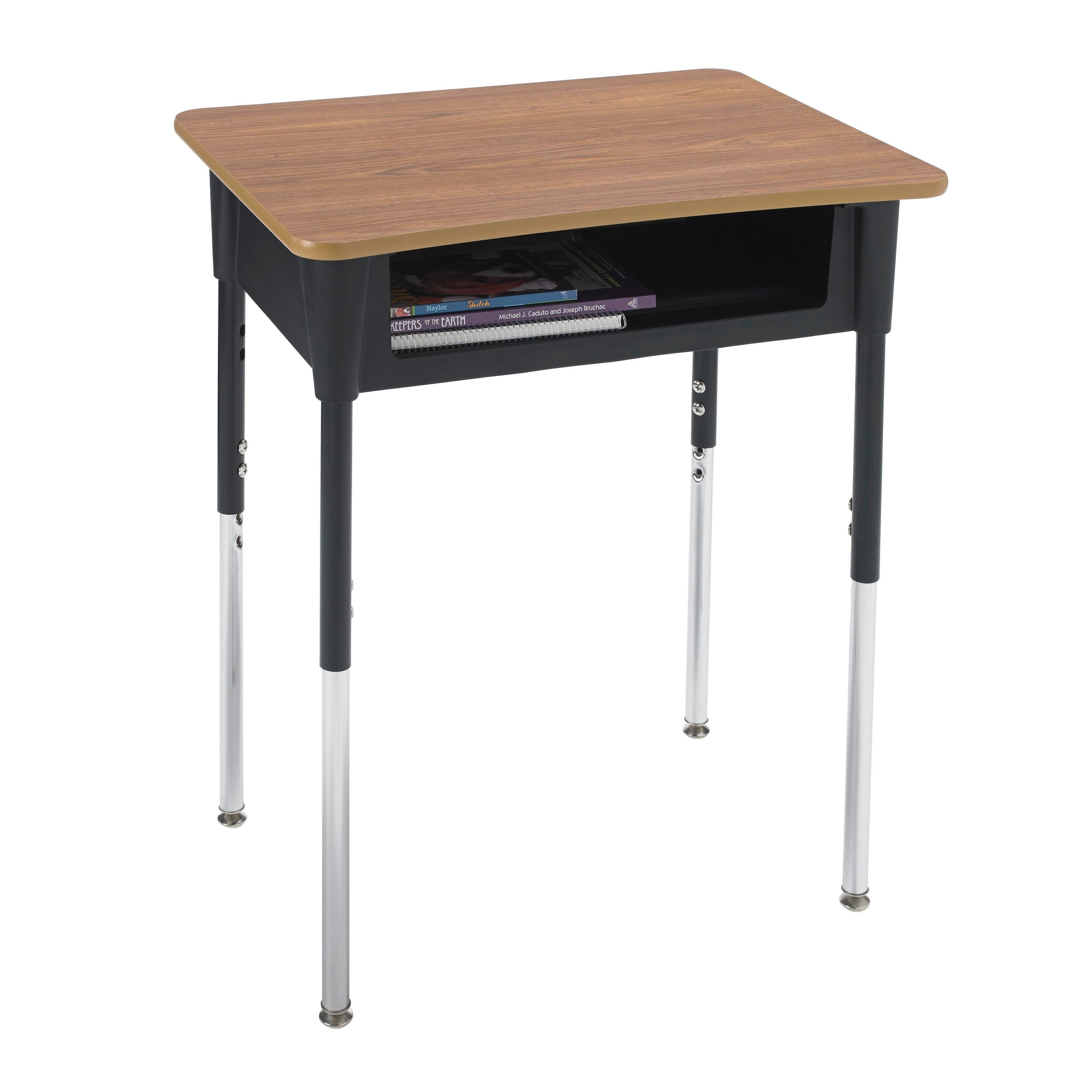 DESK - CLASSROOM SELECT - CONTEMPORARY OPEN FRONT DESK - 20 X 26 IN A+ - LAMINATE - SPECIFY TOP COLOR - PAINTED - SPECIFY EDGE COLOR - SPECIFY BOOKBOX COLOR