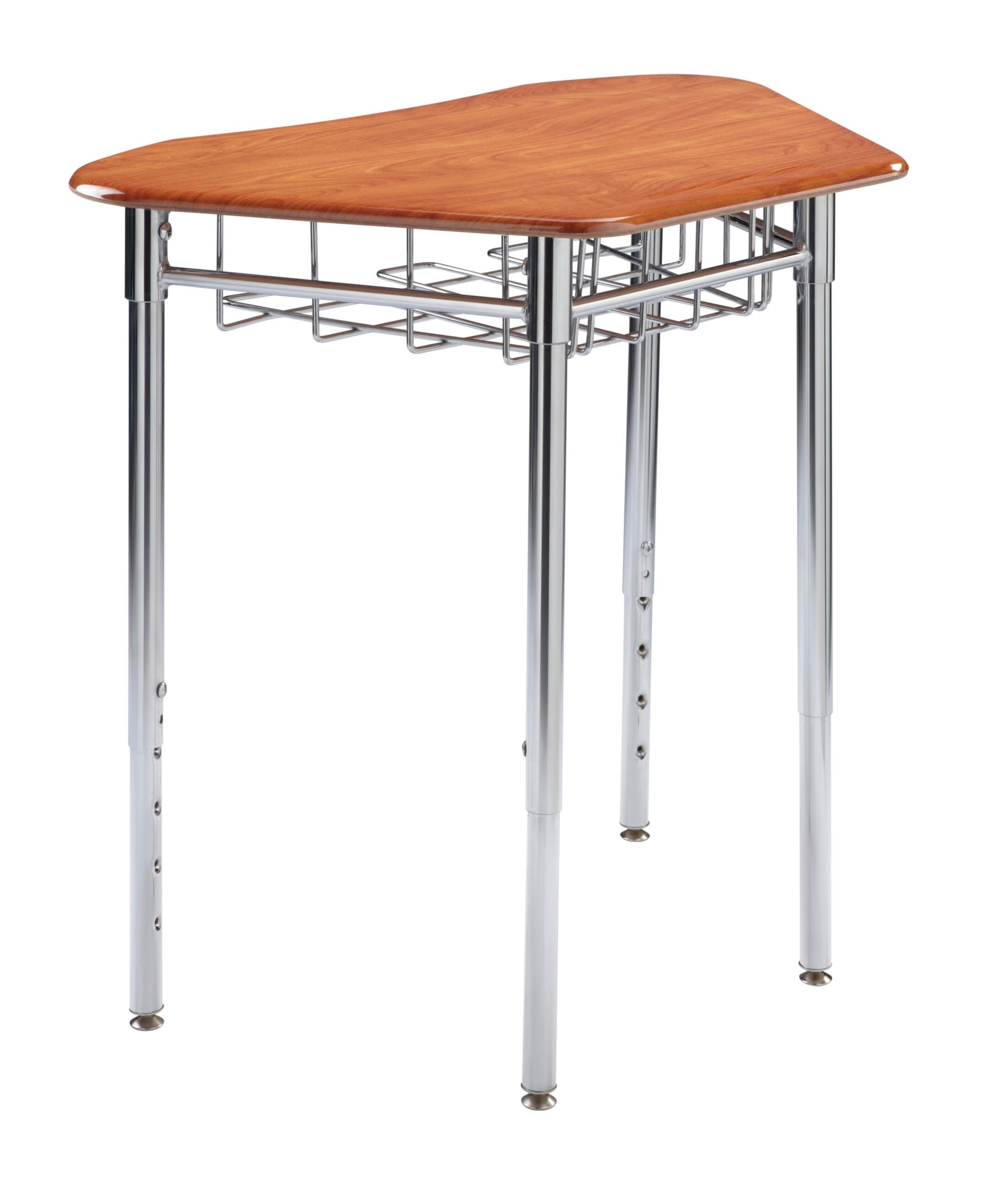 DESK - CLASSROOM SELECT - CONTEMPORARY COLLABORATION STANDING HEIGHT - OCTAGON 30 W X 21 D - 30-43 INCH ADJUSTABLE HEIGHT - LAMINATE - T-MOLD - SPECIFY TOP COLOR - SPECIFY EDGE COLOR - BOOKBOX - SPECI