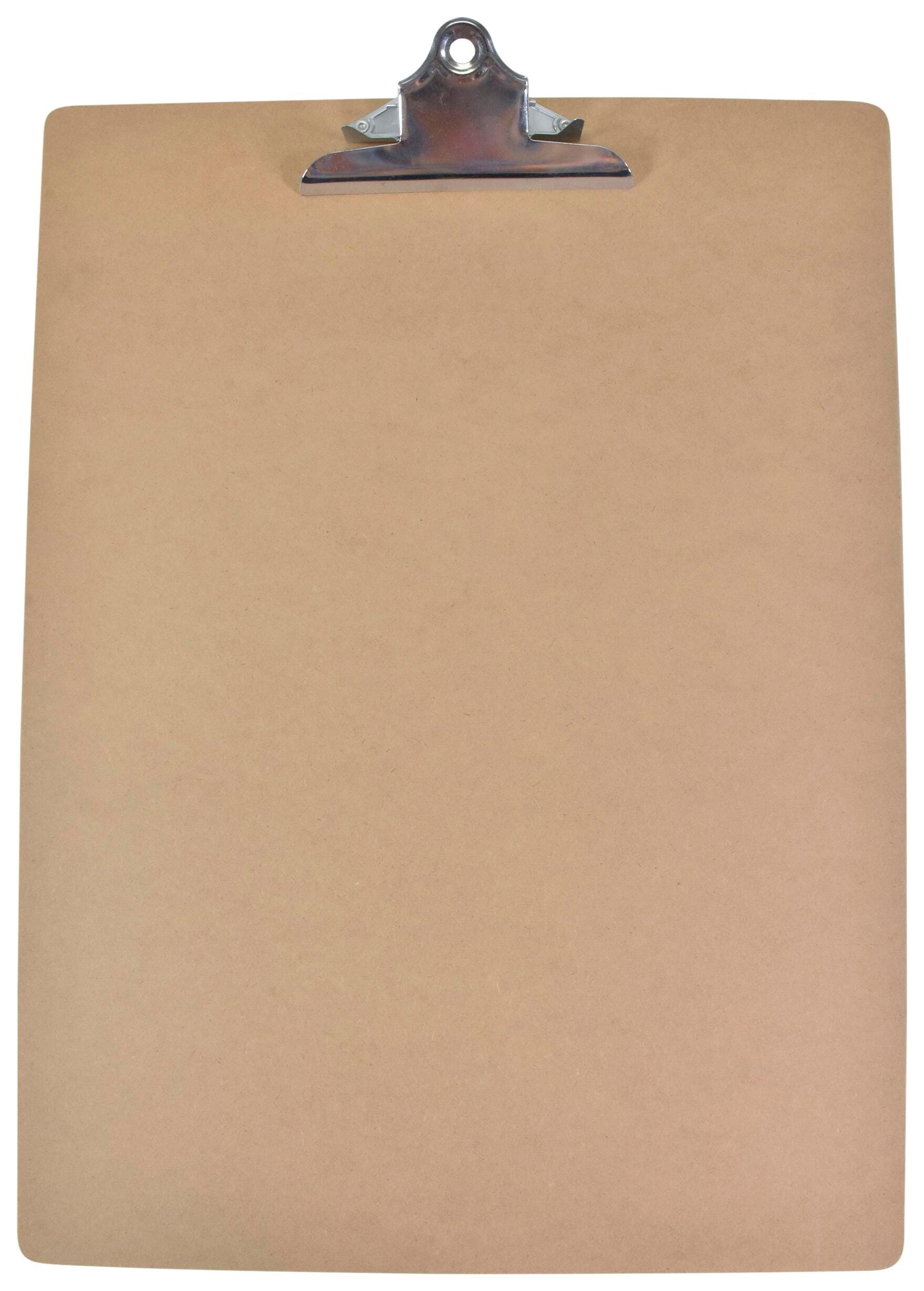 CLIPBOARD MASONITE 15IN X 20IN WITH 6IN CLIP - SCHOOL SMART