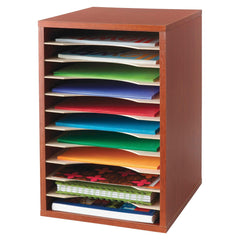 ORGANIZER WOOD ADJUSTABLE 11 COMPARTMENT CHERRY SAF9419CY