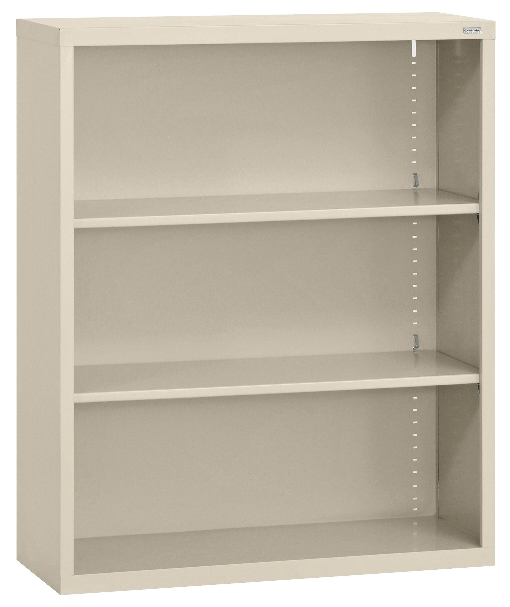 SANDUSKY - WELDED STEEL BOOKASE - 3 SHELVES - 36W X 12D X 36H IN - SPECIFY COLOR
