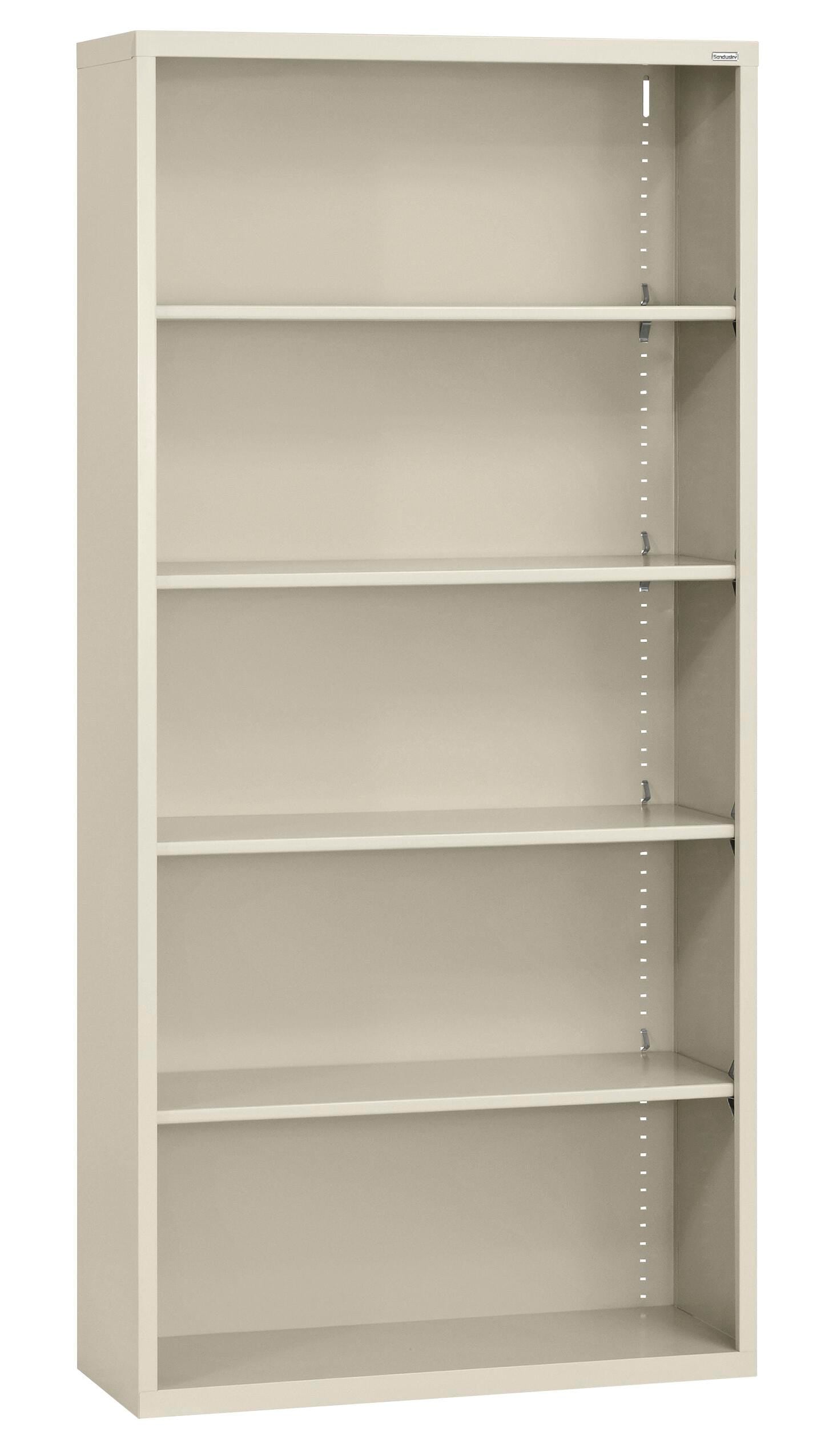 SANDUSKY - WELDED STEEL BOOKASE - 5 SHELVES - 34-1/2 W - SPECIFY COLOR