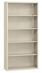 SANDUSKY - WELDED STEEL BOOKASE - 5 SHELVES - 34-1/2 W - SPECIFY COLOR