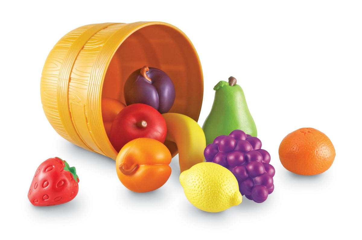 PLAY FOOD NEW SPROUTS BUSHEL OF FRUIT - SET OF 10