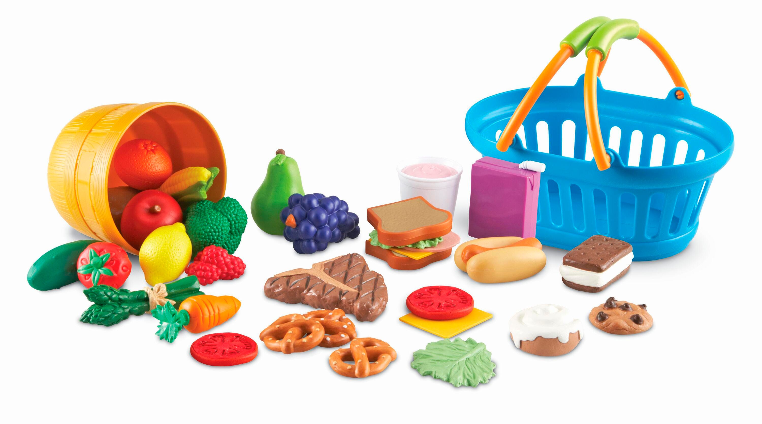 PLAY FOOD NEW SPROUTS DELUXE MARKET SET - SET OF 30