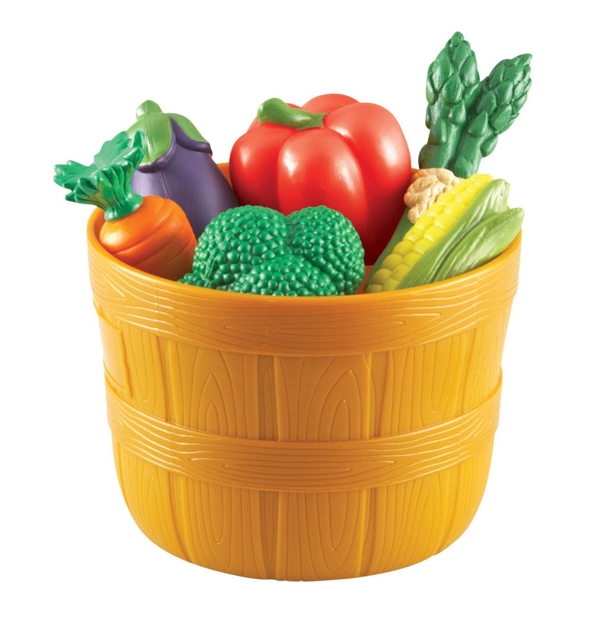 PLAY FOOD NEW SPROUTS BUSHEL OF VEGGIES - SET OF 10