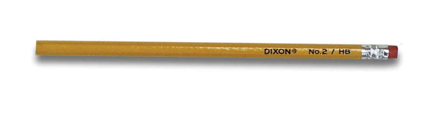 DIXON UNSHARPENED NO. 2 SOFT YELLOW PENCIL PACK OF 144