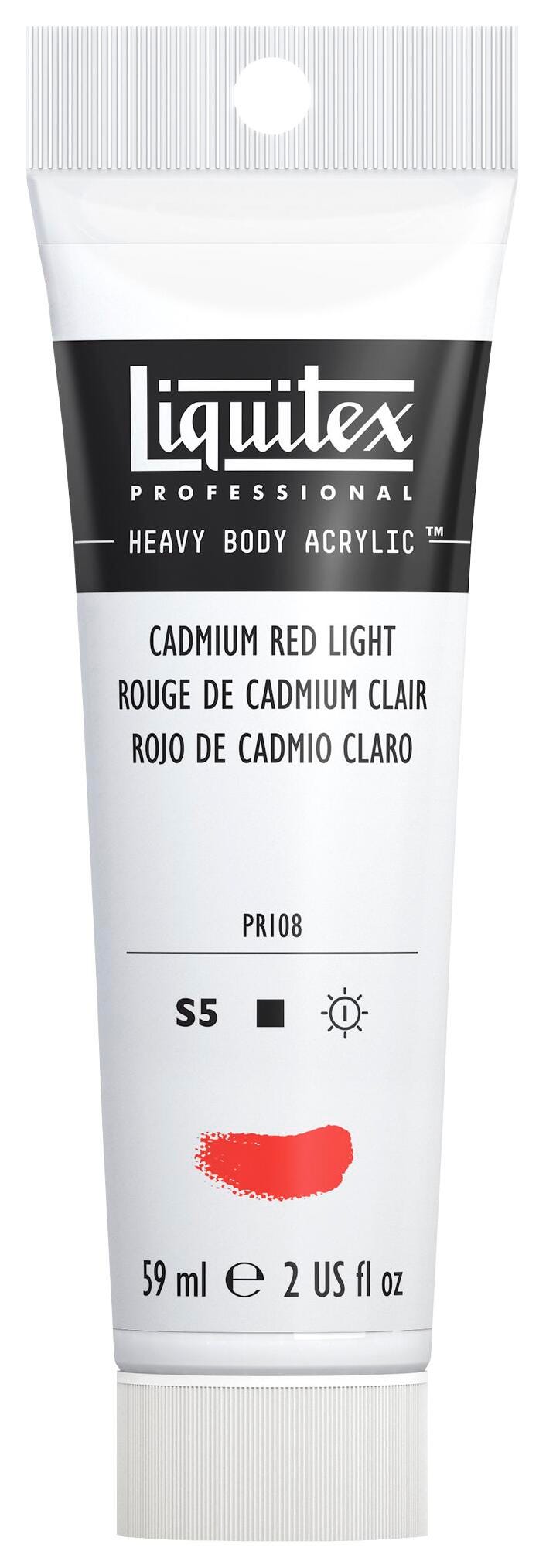 PAINT ACRYLIC HB LIQUITEX CADMIUM RED LIGHT 2 OZ