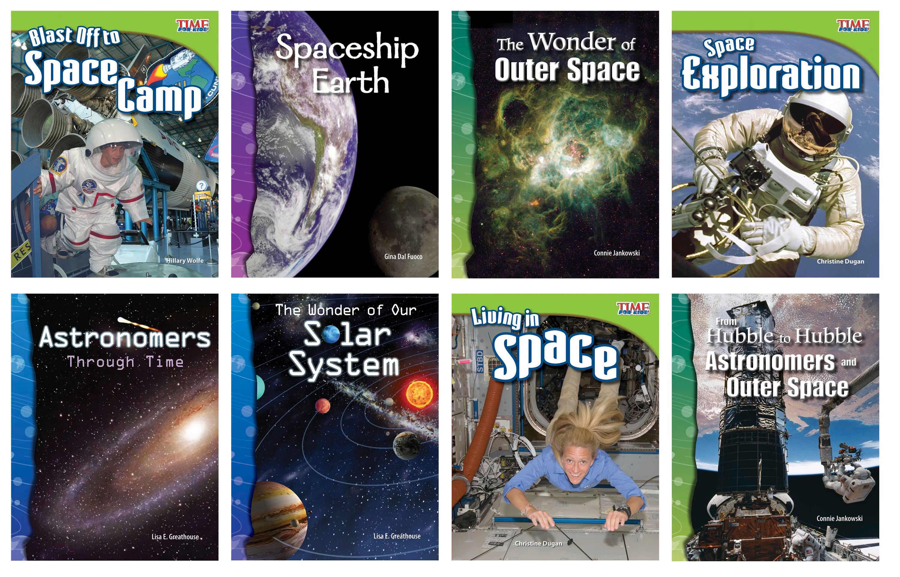 BOOKS SPACE EXPLORATION SET OF 8