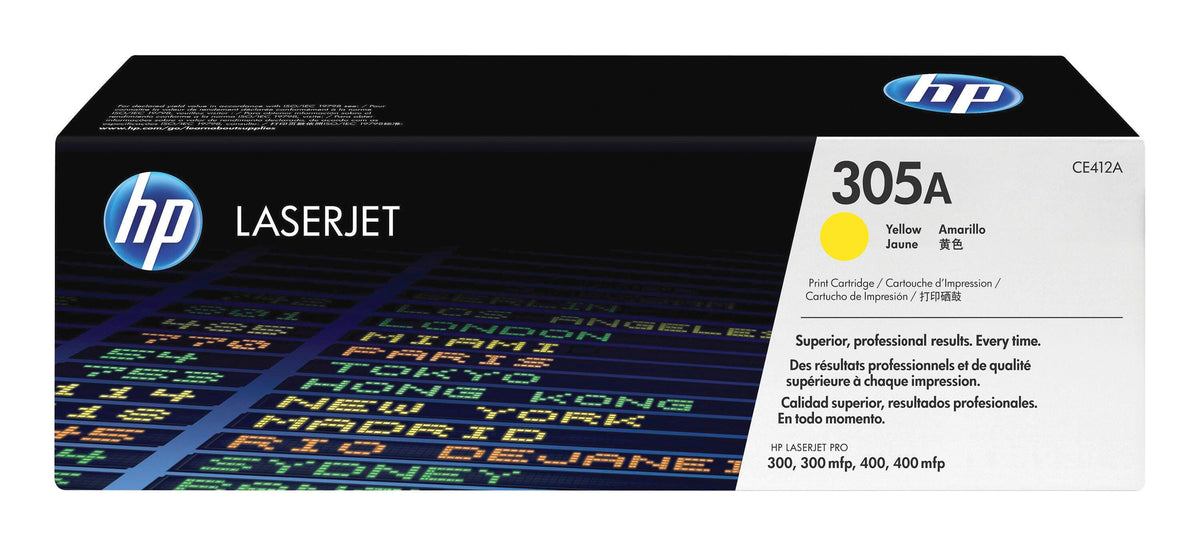 CARTRIDGE INK TONER HP HEWCE412A YELLOW