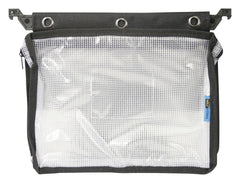 POUCH ZIPPER EXPANDING 8.5X11 IN BLACK EA