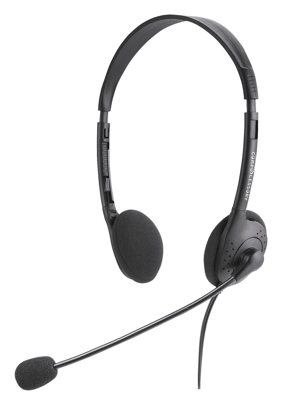 HEADSET ON-EAR HEADSET WITH MIC BLACK COMPUCESSORY CCS15154