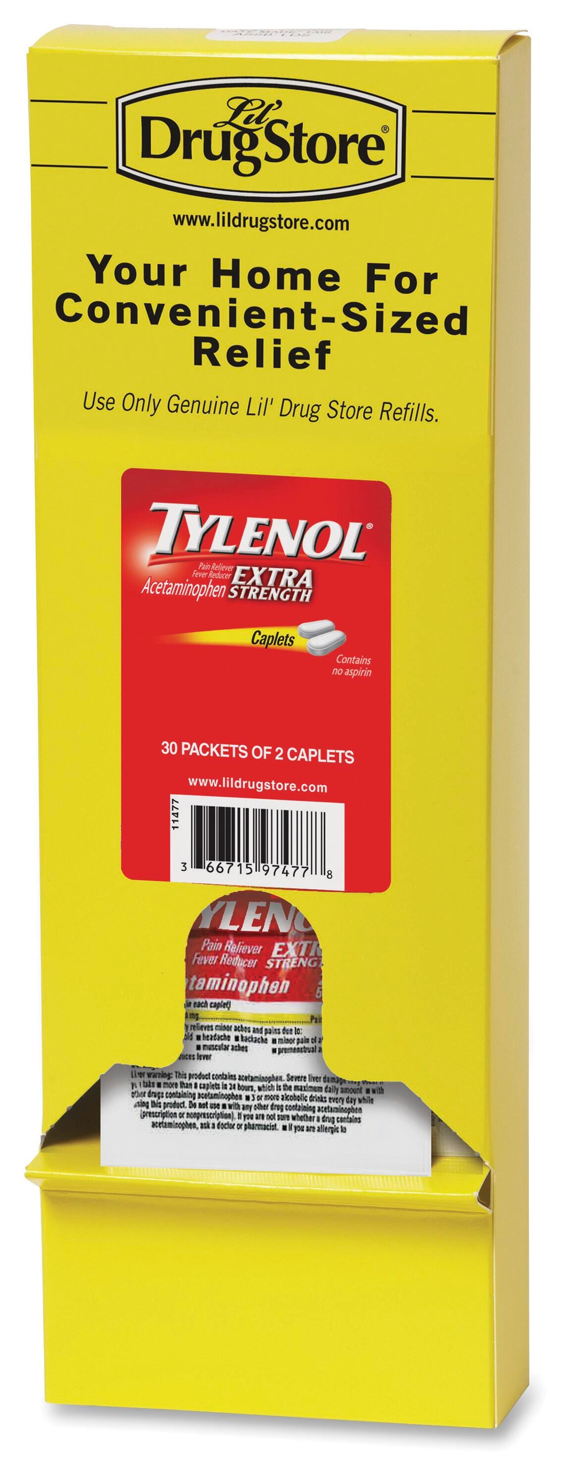 REFILL TYLENOL EX STRNGTH SINGLE DOSE LIL97477 PACK OF 30