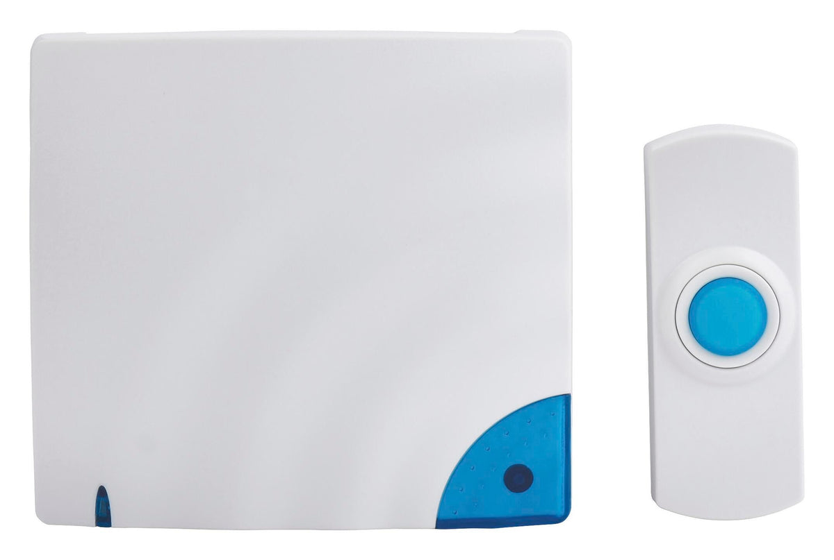 DOORBELL WIRELESS WATER RESISTANT BLUE/WHITE TCO57910