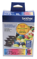 CARTRIDGE INK TONER BROTHER BRTLC753PKS TRI-COLOR PK OF 3