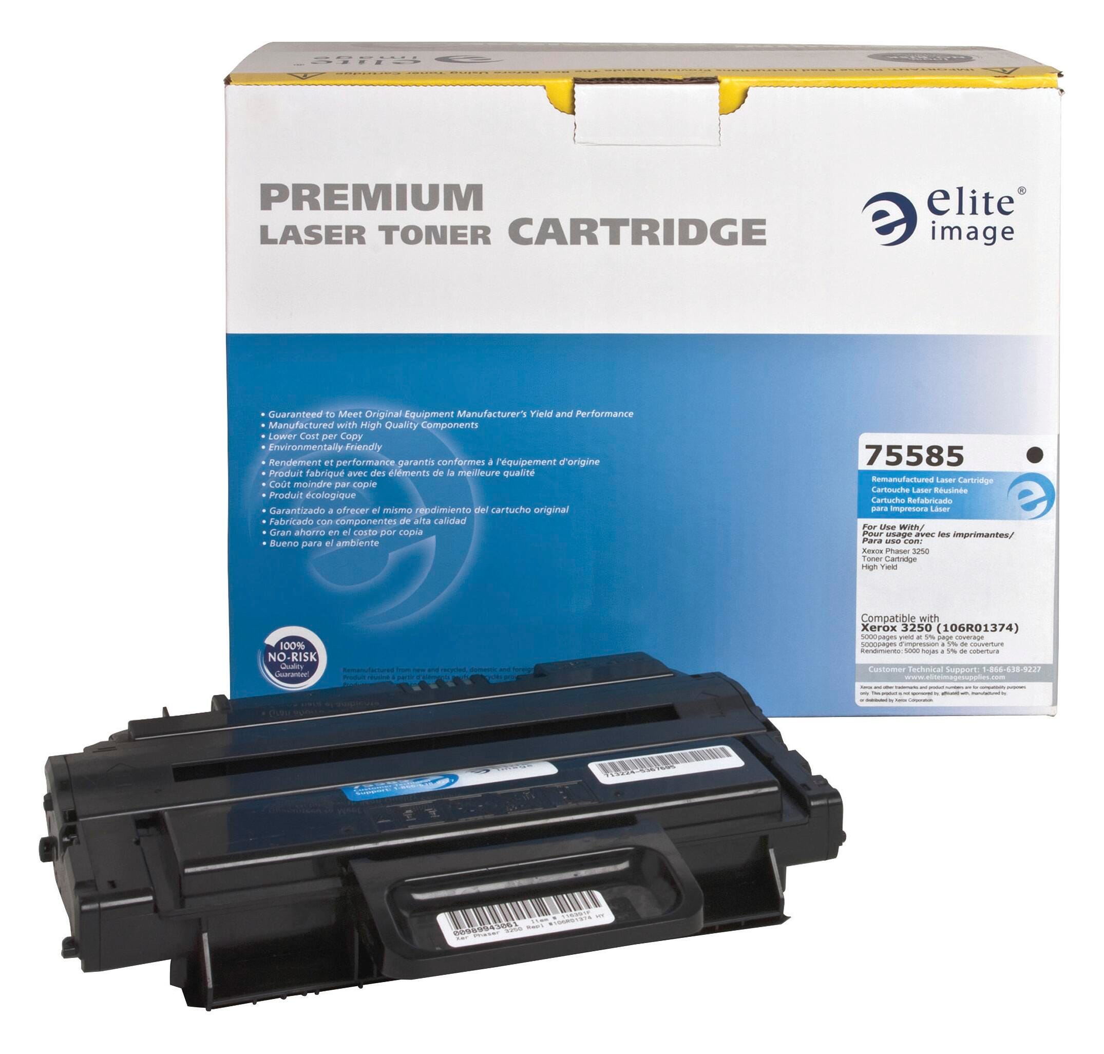 CARTRIDGE INK TONER FOR XEROX 106R01374 BLACK ELI75585