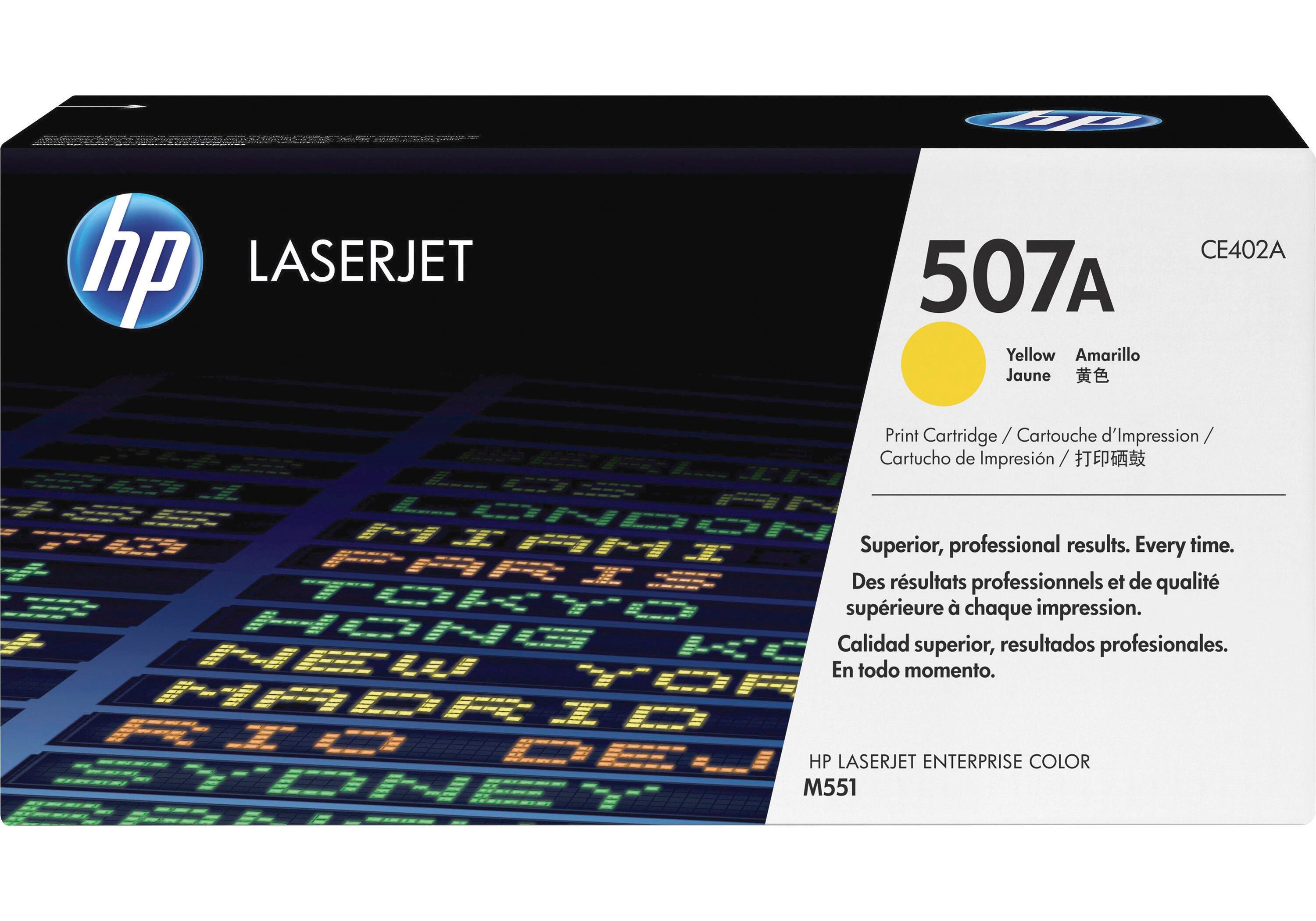 CARTRIDGE INK TONER HP HEWCE402A YELLOW