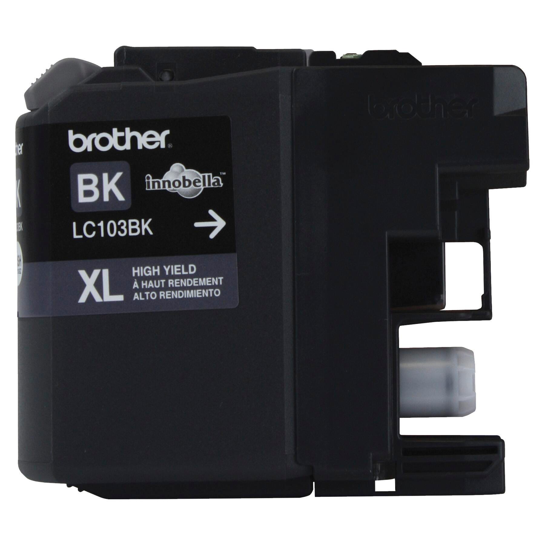 CARTRIDGE INK TONER BROTHER BRTLC103BK BLACK