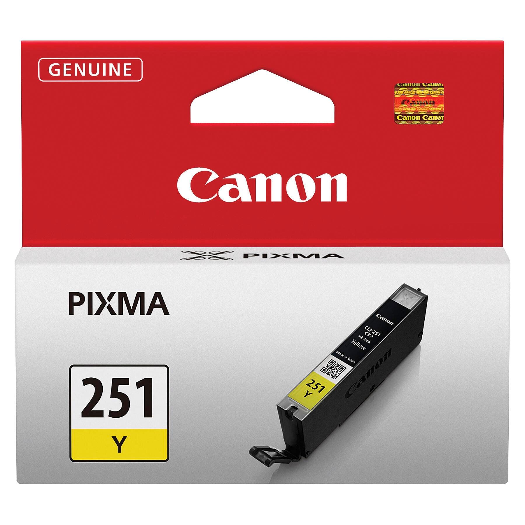 CARTRIDGE INK TONER CANON CNMCLI251Y YELLOW