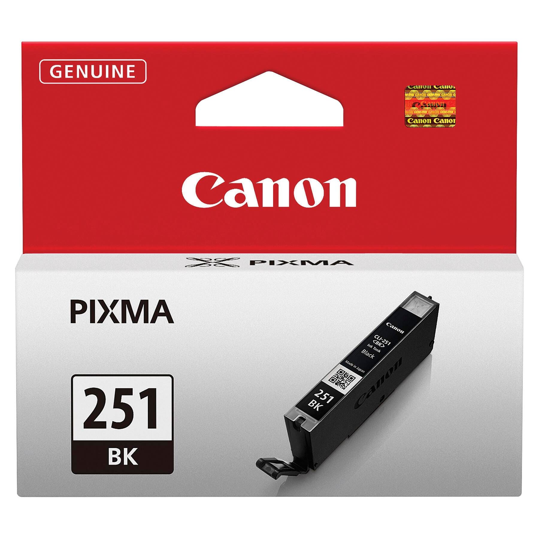 CARTRIDGE INK TONER CANON CNMCLI251BK BLACK