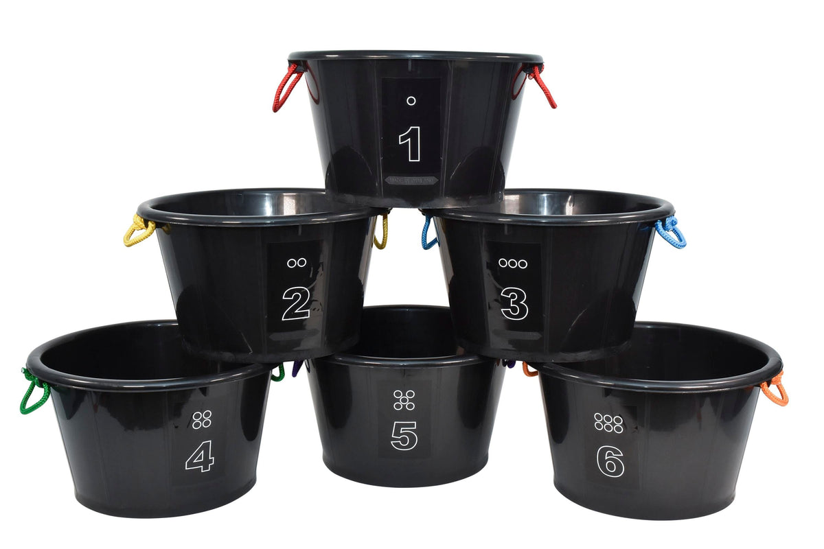 BUCKET DRUMMING/STORAGE SET/6