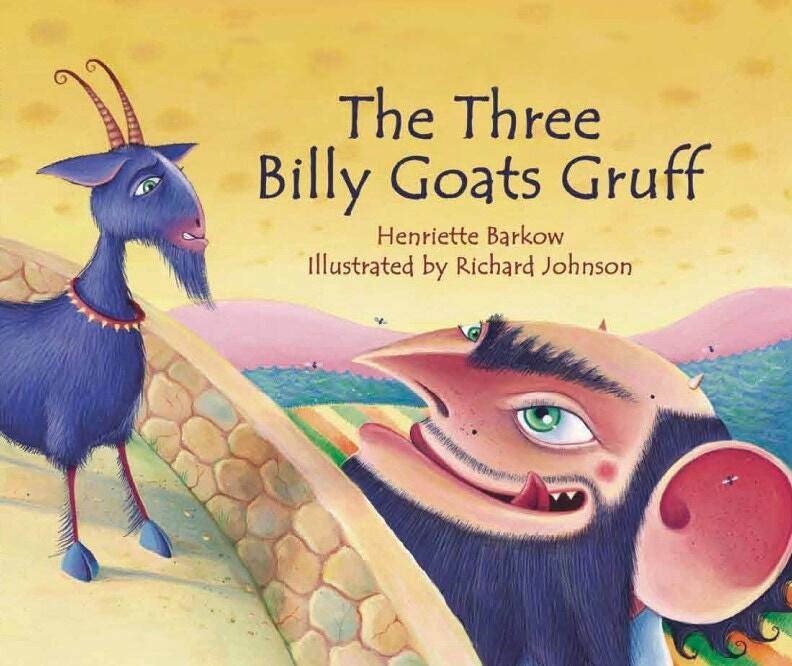 BOOK SPANISH THREE BILLY GOATS GRUFF SE