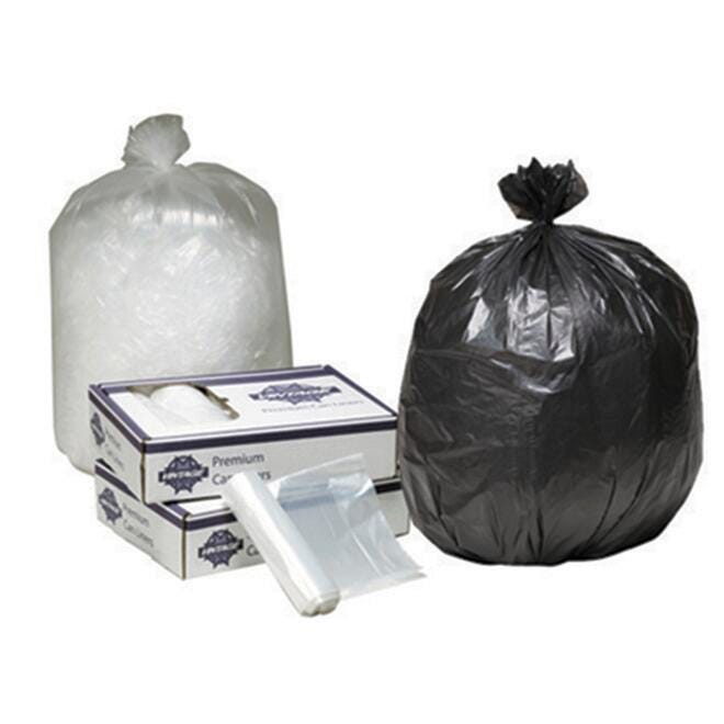 TRASH BAGS - 60 GAL CLEAR HI DENSITY 38 X 58 - CASE OF 200