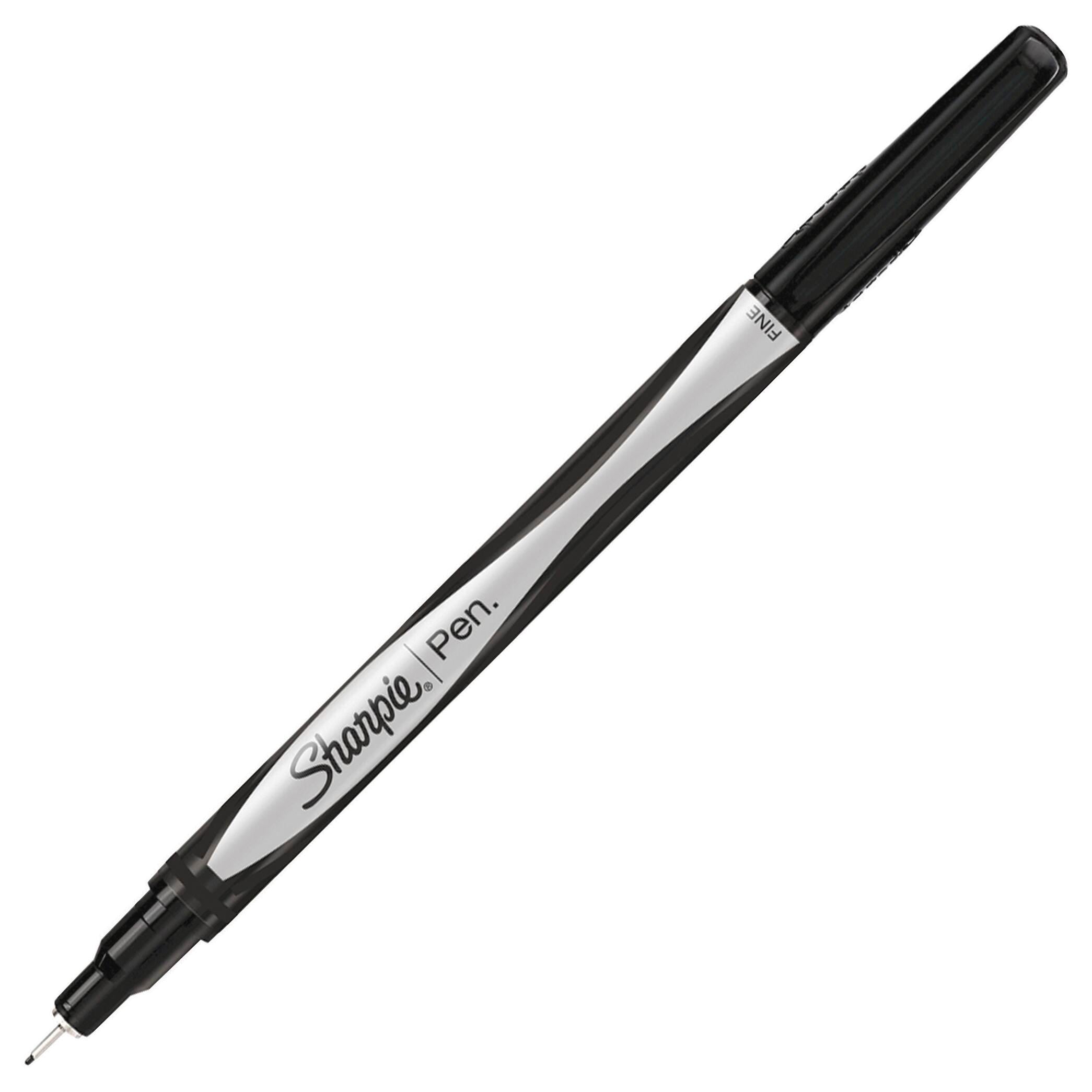 PEN PERMANENT FINE POINT BLACK PACK OF 12 SAN1742663