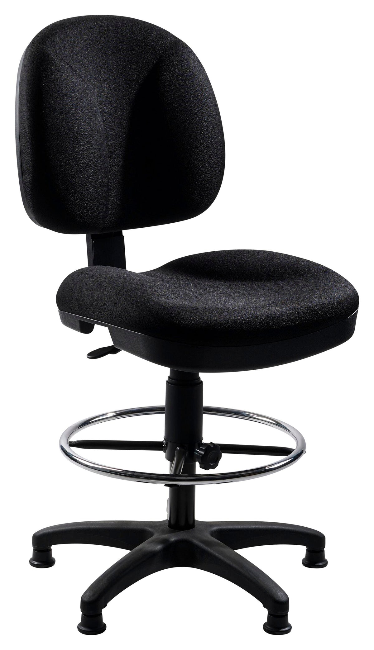 MUSIC CHAIR - NPS - PNEUMATIC CONDUCTOR CHAIR - 24-1/2 - 34-1/2 IN ADJUSTABLE HEIGHT - PADDED - BLACK