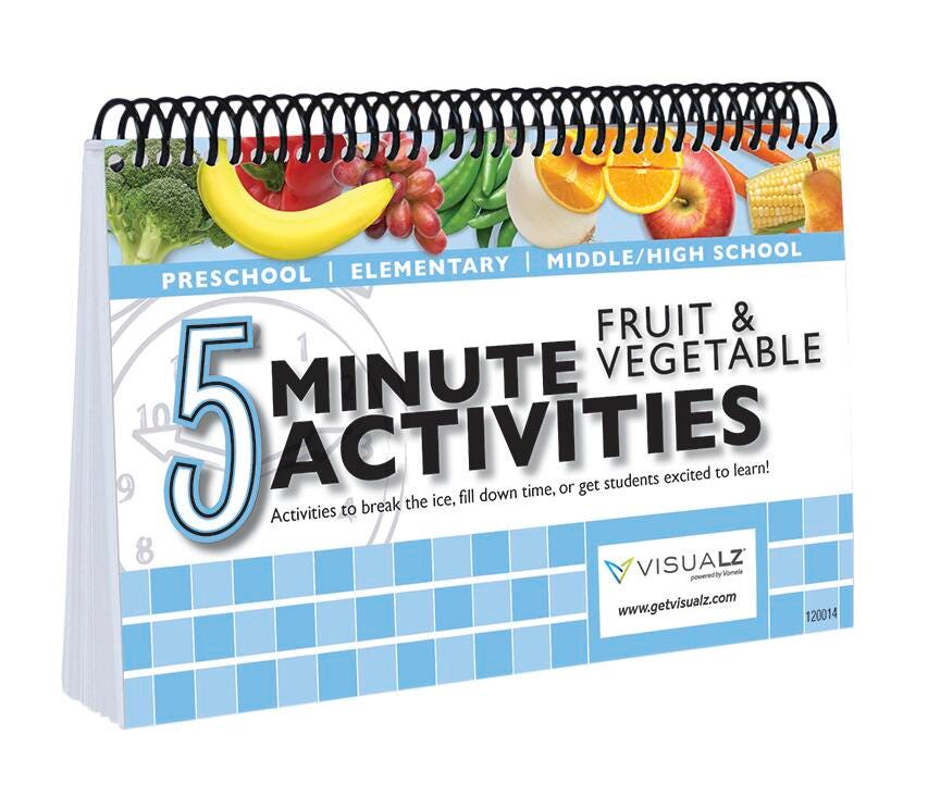 BOOK 5 MINUTE FRUIT AND VEGETABLE ACTIVITIES