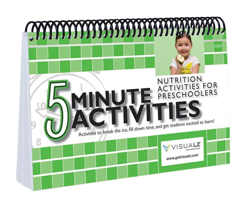 BOOK 5 MINUTE NUTRITION ACTIVITIES FOR PRESCHOOLERS