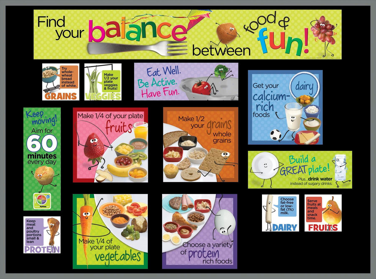 KIT KIDS MYPLATE BULLETIN BOARD KIT