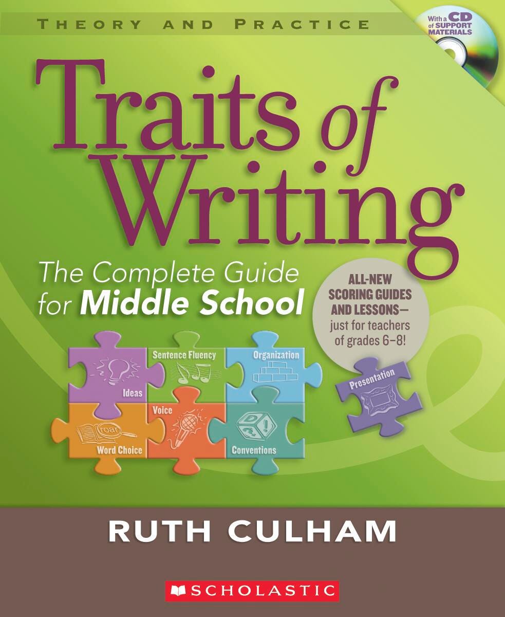 BK TRAITS OF WRITING COMPLETE GUIDE FOR THE MIDDLE GRADES