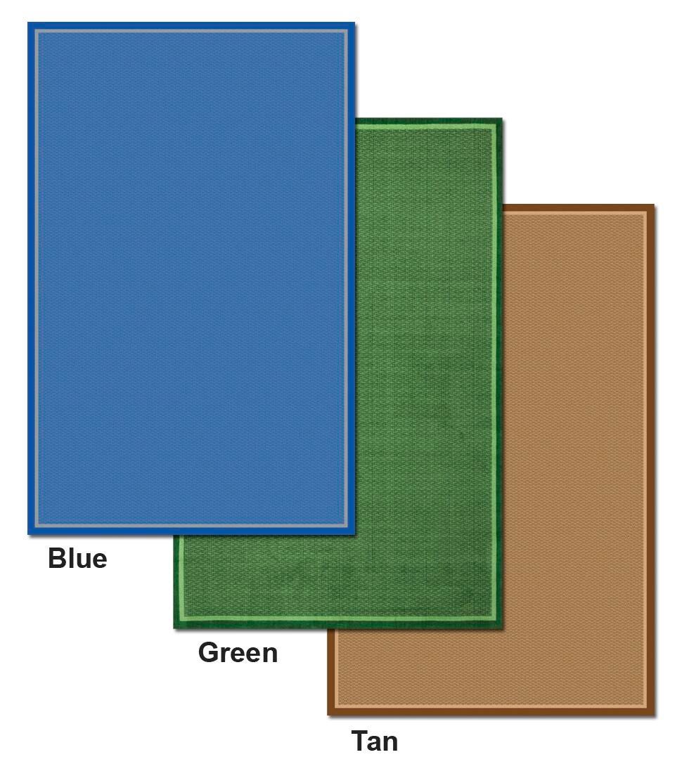 FLAGSHIP CARPETS - ALL-OVER WEAVE - RECTANGLE - 6 FT X 8 FT 4 IN - SPECIFY COLOR