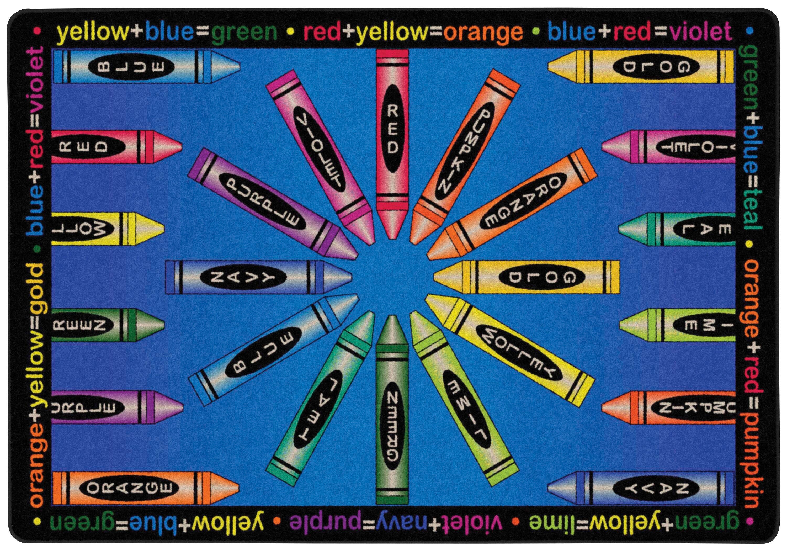 FLAGSHIP CARPETS - ALL MIXED UP - RECTANGLE - 6 FT X 8 FT 4 IN - SPECIFY COLOR